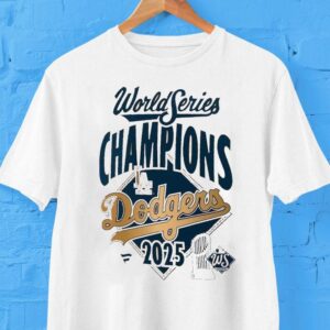 Los Angeles Dodgers 2025 World Series Champions Locker Room Replica Shirt