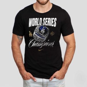 Los Angeles Dodgers 2025 World Series Champions Ring 2 Sided Shirt