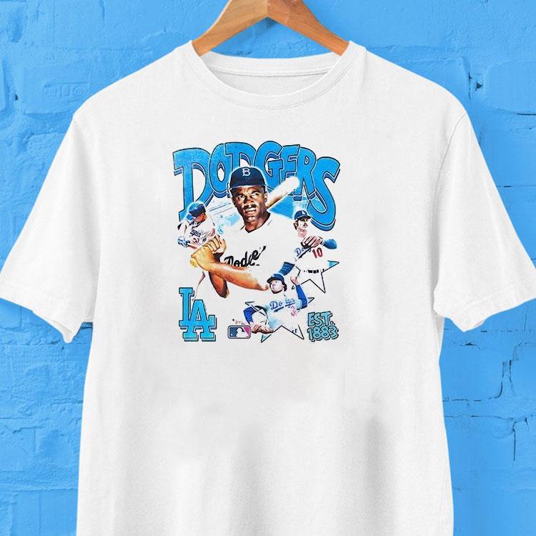 Los Angeles Dodgers Kobe Bryant Est 1883 Think Blue Rings Graphic Vintage Shirt 2 Los Angeles Dodgers Kobe Bryant Est Think Blue Rings Graphic Vintage Tshirt