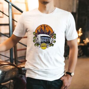 Los Angeles Lakers Showtime 17x Champions City Skyline Tropy Shirt Los Angeles Lakers Showtime 17x Champions City Skyline Tropy Shirt