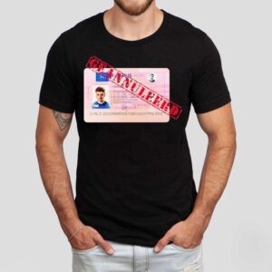 Martin Gerard 1996 License Card Shirt