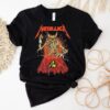 Metallica M72 World Tour Australia And New Zealand 2025 Fancards Feat Metallica Skeleton In The Vocano With Dates Back Shirt