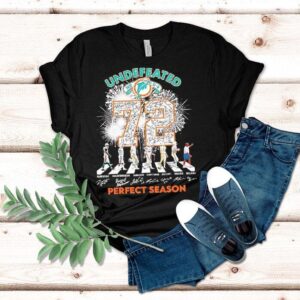 Miami Dolphins Undefeated 1972 72 Perfect Season Abbey Road Signatures Shirt Miami Dolphins Undefeated 1972 72 Perfect Season Abbey Road Signatures Shirt
