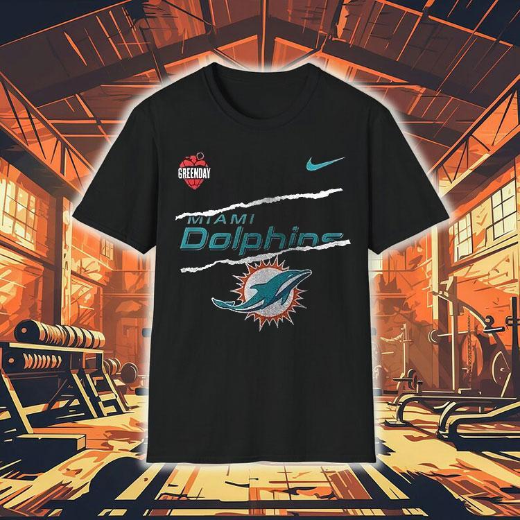 Miami Dolphins X Green Day Saviors Go Dolphins Shirt 4 Miami Dolphins X Green Day Saviors Go Dolphins Tshirt