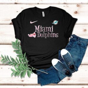 Miami Dolphins X Pink Panther Cartoon Shirt