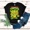 Nage Mutant Ninja Turtles Eat Pizza And Smash Fascism Shirt