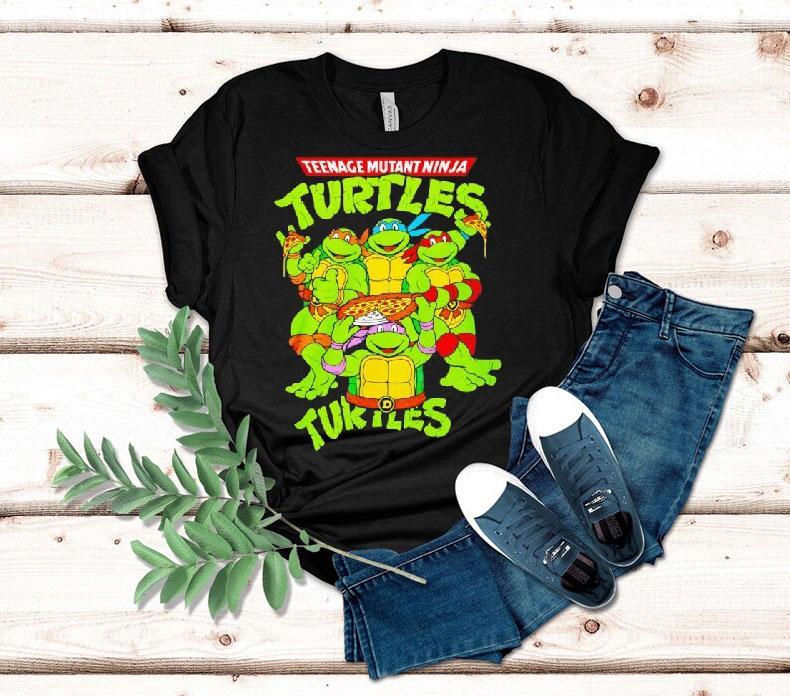 Nage Mutant Ninja Turtles Eat Pizza And Smash Fascism Shirt 4 Nage Mutant Ninja Turtles Eat Pizza And Smash Fascism Tshirt