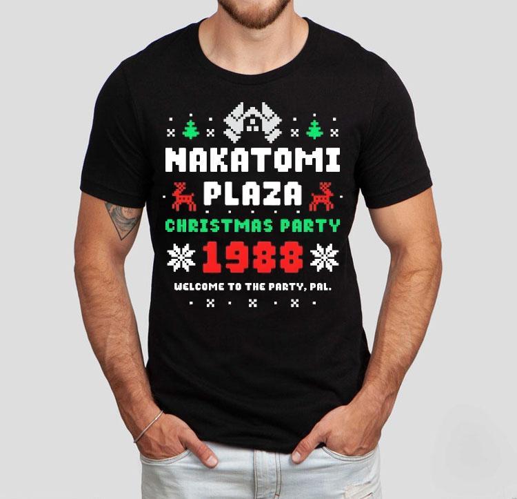 Nakatomi Plaza Christmas Party 1988 Ugly Christmas Shirt 4 Nakatomi Plaza Christmas Party Ugly Christmas Tshirt