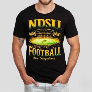 Ndsu North Dakota State University Bison Football The Fargodome Stadium Tshirt
