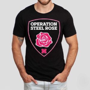 Nebraska Cornhuskers Operation Sl Rose Breast Cancer Awareness Shirt