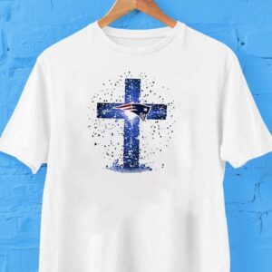 New England Patriots I Can Do All Things Through Chris Cross Shirt New England Patriots I Can Do All Things Through Chris Cross Shirt