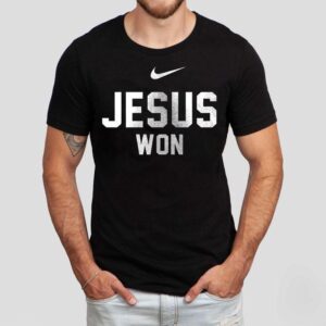 New England Patriots X Jesus Won Cross Shirt New England Patriots X Jesus Won Cross Shirt