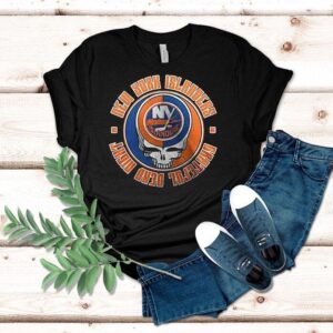 New York Islanders Grateful Dead 60th Anniversary Logo Shirt