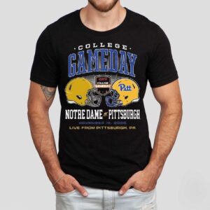 Notre Dame Fighting Irish Vs Pittsburgh Panthers College Gameday Helmet Nov 15 2025 Shirt