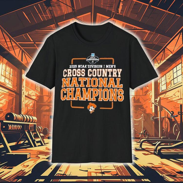 Oklahoma State Cowboys 2025 Ncaa Men's Cross Country National Champions Shirt 4 Oklahoma State Cowboys Ncaa Men S Cross Country National Champions Tshirt