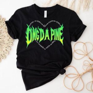 Omg Da Pine Blazing Green Heart Shirt