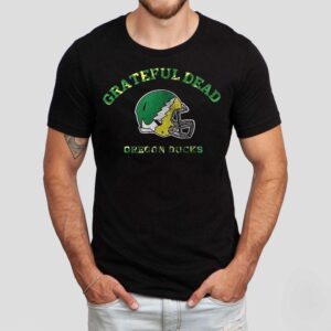 Oregon Duck X Grateful Dead Helmet Logo Shirt