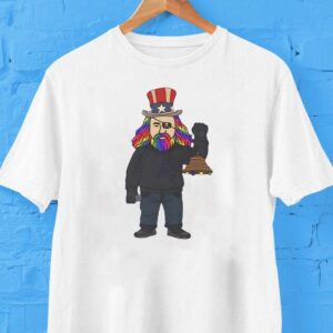 Patriotic David Rainbow Beard Uncle Sam Shirt