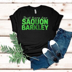 Philadelphia Eagles Just Here For Saquon Barkley The Club Signature Tshirt