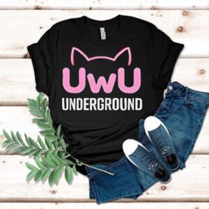 Pink Cat Uwu Mew Mew Underground Shirt