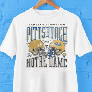 Pitt Panthers Vs Notre Dame Fighting Irish Football 2025 Gameday Showdown Shirt