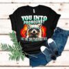 Raccoon You Into Pronouns Let Me She Them Tities Shirt
