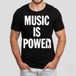 Richard Ashcroft Music Is Power Shirt Richard Ashcroft Music Is Power Shirt