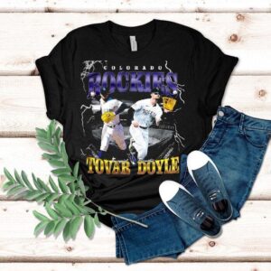 Rockies Brenton Doyle And Ezequiel Tovar Gold Glove Shirt
