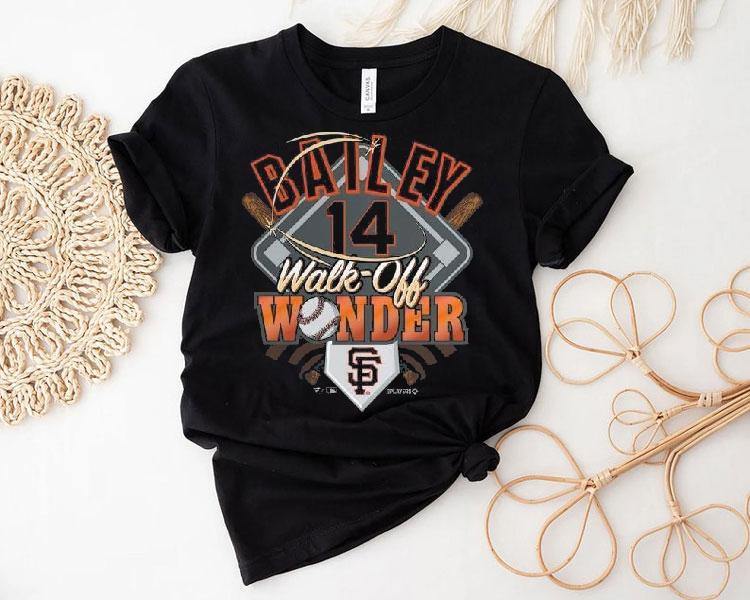 San Francisco Giants Patrick Bailey Walk-off Wonder Shirt 4 San Francisco Giants Patrick Bailey Walk Off Wonder Tshirt