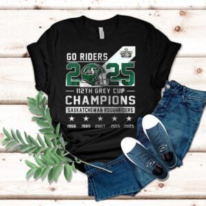 Saskatchewan Roughriders 112th Grey Cup 2025 Champions Name Roster Shirt Saskatchewan Roughriders 112th Grey Cup 2025 Champions Name Roster Shirt