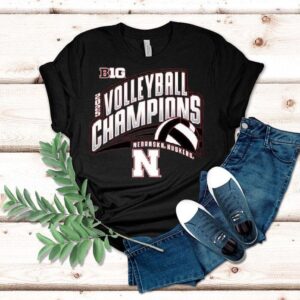 Scarlet Nebraska Huskers Big Women S Volleyball Regular Season Champions Locker Room Tshirt