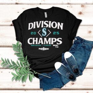 Seattle Mariners 2025 Al West Division Champions Mlb Postseason Shirt Seattle Mariners 2025 Al West Division Champions Mlb Postseason Shirt