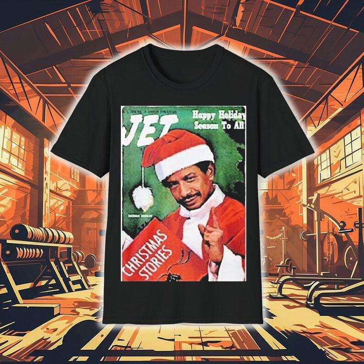 Sherman Hemsley Happy Holiday Season To All Santa Claus Christmas Shirt 4 Sherman Hemsley Happy Holiday Season To All Santa Claus Christmas Tshirt
