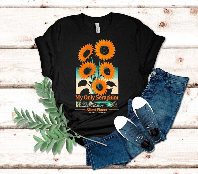 Silent Planet My Only Seraphim Sunflowers Watching You Shirt 4 Silent Planet My Only Seraphim Sunflowers Watching You Tshirt