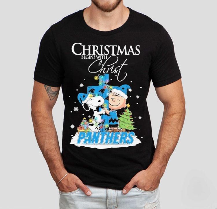 Snoopy And Charlie Brown The Peanuts X Carolina Panthers Merry Christmas Begins With Christ Shirt 4 Snoopy And Charlie Brown The Peanuts X Carolina Panthers Merry Christmas Begins With Chris Tshirt