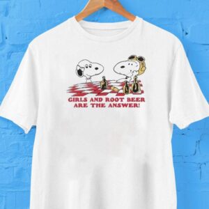 Snoopy The Peanuts Girls And Root Beer Are Not The Answer Shirt