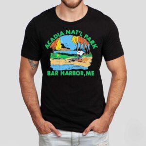 Snoopy The Peanuts X Acadia National Park Bar Harbor Me Shirt