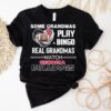 Some Grandmas Play Bingo Real Grandmas Watch Georgia Bulldogs Diamond Heart Shirt