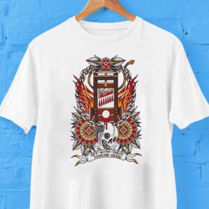 Stray From The Path Off With Their Fucking Heads Skull Guillotine Shirt