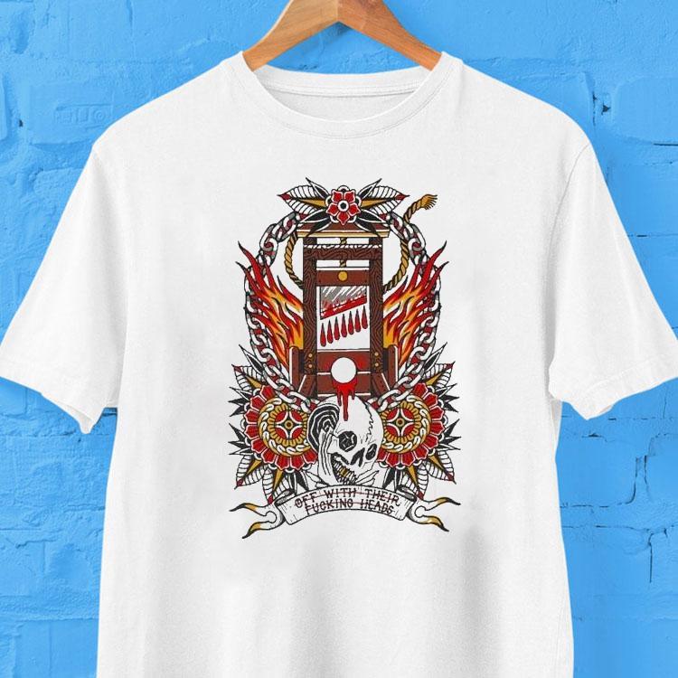 Stray From The Path Off With Their Fucking Heads Skull Guillotine Shirt 2 Stray From The Path Off With Their Fucking Heads Skull Guillotine Tshirt
