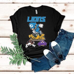 Super Mario Detroit Lions Packers Bears And Vikings Shirt Super Mario Detroit Lions Packers Bears And Vikings Shirt