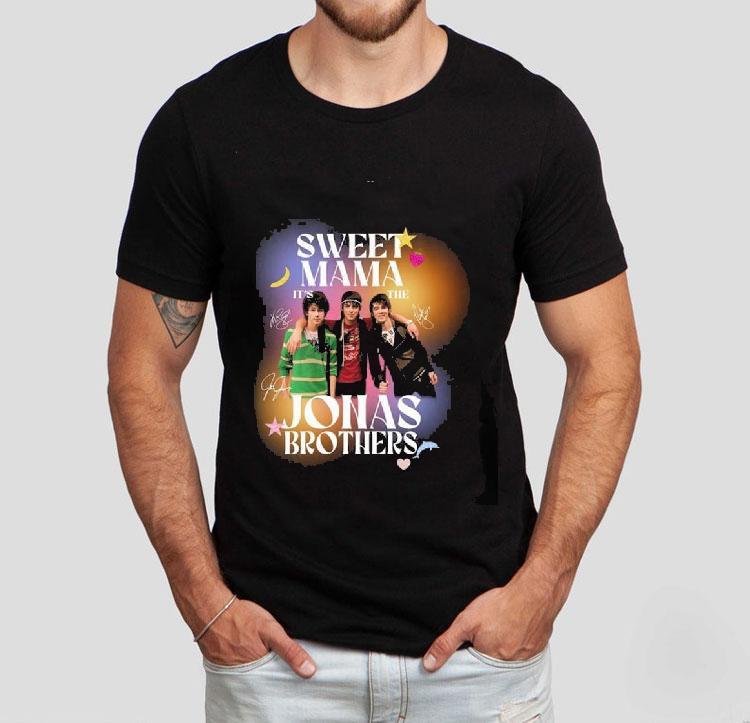 Sweet Mama Its The Jonas Brothers Hannah Montana Miley Cyrus Funny Signature Shirt 4 Sweet Mama Its The Jonas Brothers Hannah Montana Miley Cyrus Funny Signature Tshirt