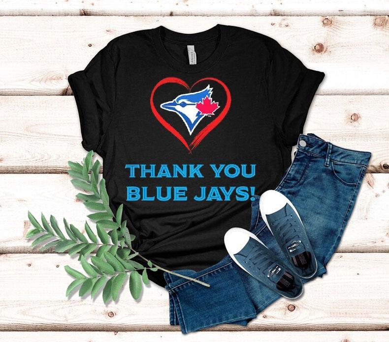 Thank You Blue Jays Canadian Maple Leaf Logo Shirt Thank You Blue Jays Canadian Maple Leaf Logo Shirt