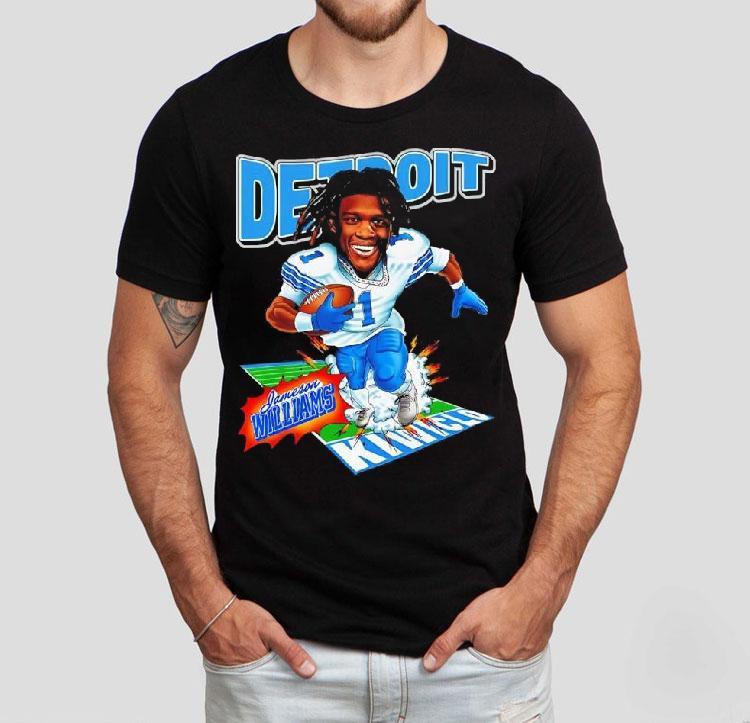 The Jameson Williams Detroit Lions Player Collection Shirt 4 The Jameson Williams Detroit Lions Player Collection Tshirt