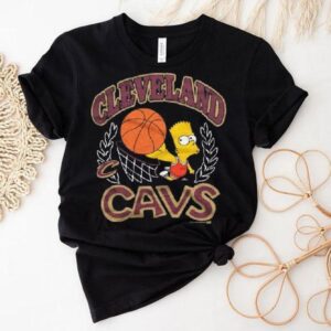 The Simpsons Bart X Cleveland Cavaliers Shirt The Simpsons Bart X Cleveland Cavaliers Shirt