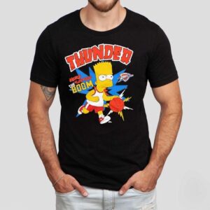 The Simpsons Bart X Oklahoma City Thunder Shirt The Simpsons Bart X Oklahoma City Thunder Shirt