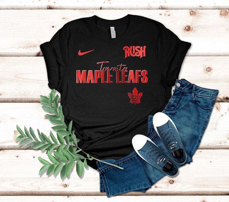 Toronto Maple Leafs Rush Fifty Something Tour Logo Skull Shirt 4 Toronto Maple Leafs Rush Fifty Something Tour Logo Skull Tshirt
