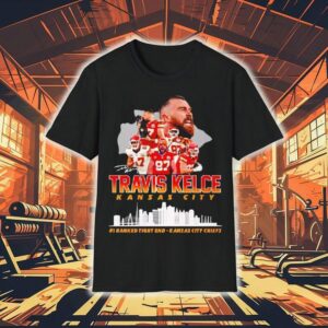 Travis Kelce #1 Ranked Tight End For The Kansas City Chiefs Signature Logo Shirt Travis Kelce #1 Ranked Tight End For The Kansas City Chiefs Signature Logo Shirt