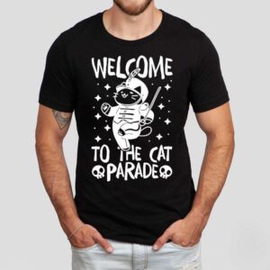 Welcome To The Cat Parade Skull Head Shirt