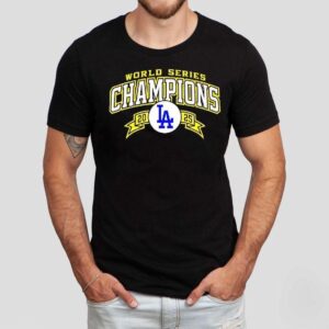 World Series Champions La Dodgers 2025 Central Logo Shirt